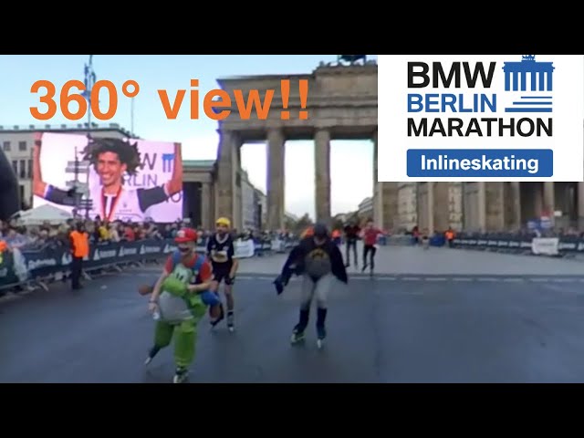 Berlin Marathon Inline Skating 2019 : 360° All round view / Start block E