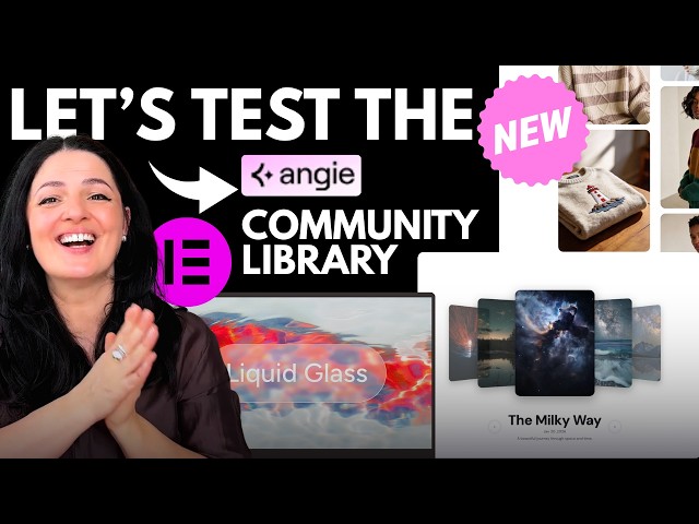Angie Community Library: Import, Customize and Remix Elementor Widgets