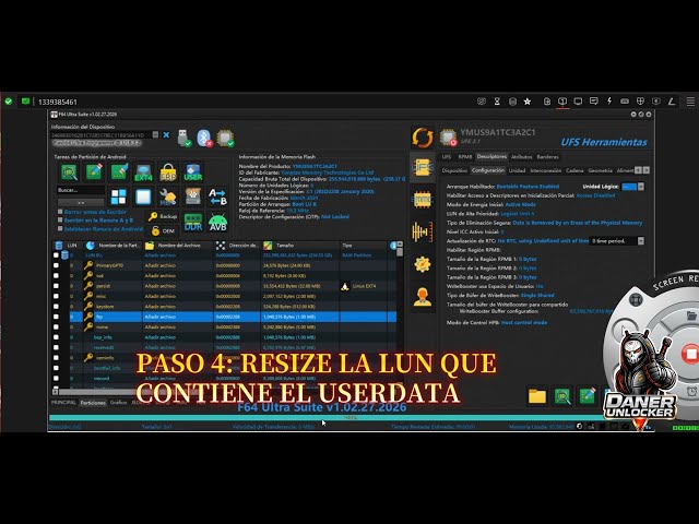 RESIZE HONOR UFS nuevo tutorial como quitar payjuan con el metodo resize para seguridades 2026.
