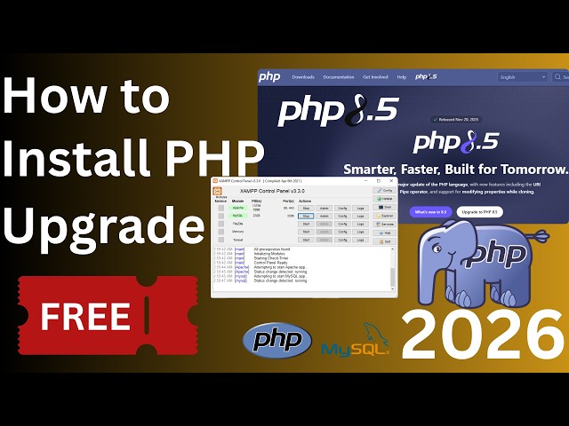 How to Install PHP 8.5 on Windows (XAMPP Upgrade Guide) 2026