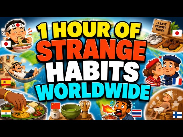 1 Hour of Strange Habits People Around the World Still Practice | Weird Facts