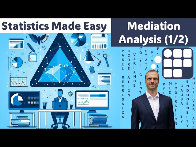 Statistics Made Easy 6.4: Introduction to Mediation Analysis