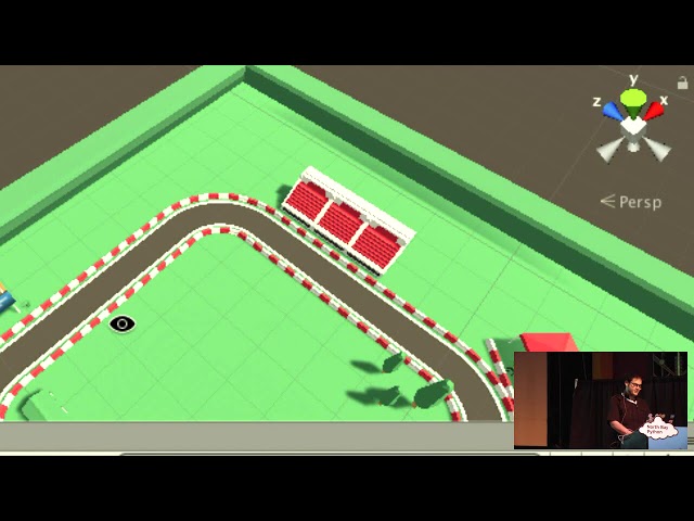 Let's build a video game, train a bot to play it, and deploy it on a smartphone in 30 minutes