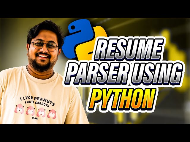 Resume Parser Using Python | Extract Data from Resume Python | Satyajit Pattnaik