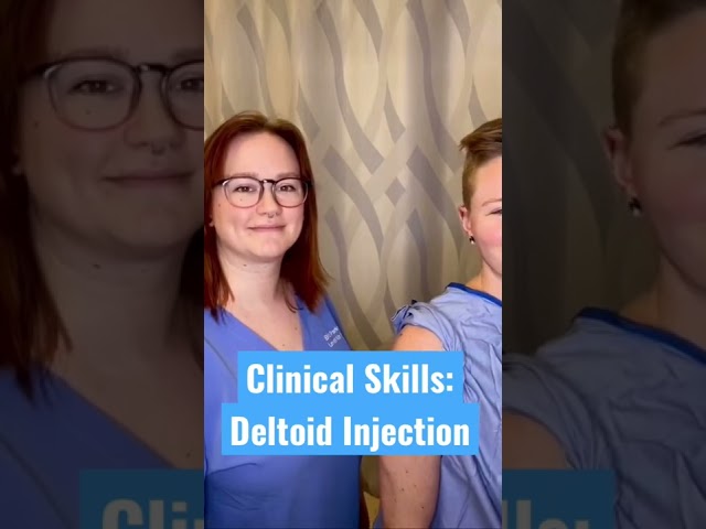 Deltoid injection - Clinical Nursing Skills | @LevelUpRN