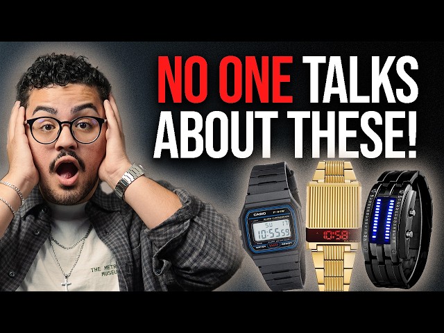 These Digital Watches Feel Almost Illegal