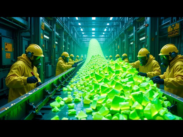 HOW Enriched URANIUM is PRODUCED ☢️ | INDUSTRIAL PROCESS 🏭