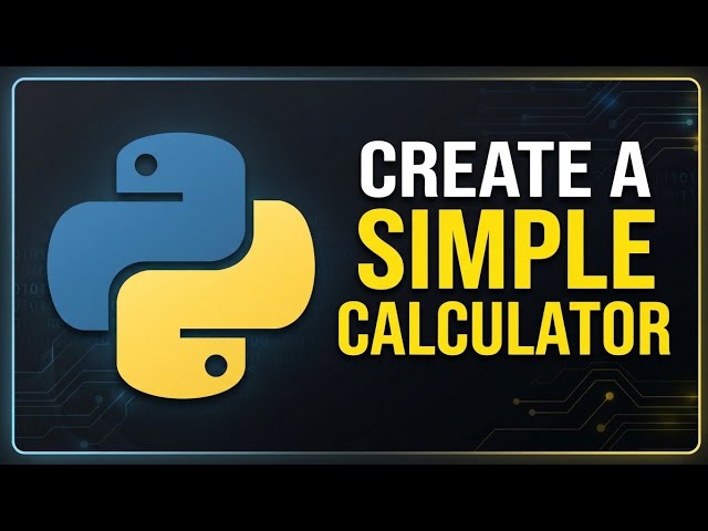 Create simple calculator. Python #programming #coding #python #calculator 