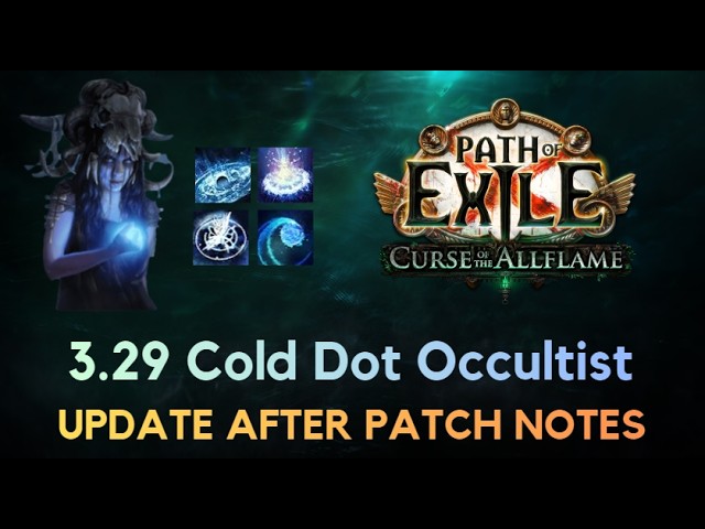PoE 3.29 Cold Dot Build Update After Patch Notes