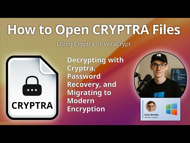 How to Open CRYPTRA Files (Cryptra Encrypted)