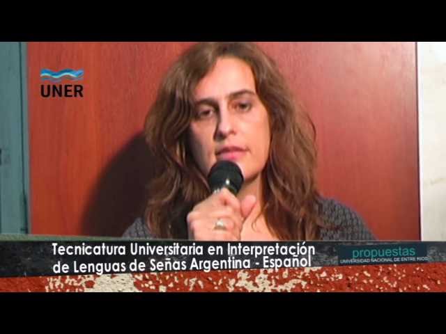 TECNICATURA UNIVERSITARIA DE INTERPRETACION EN LENGUA DE SEÑAS ARGENTINA LSA