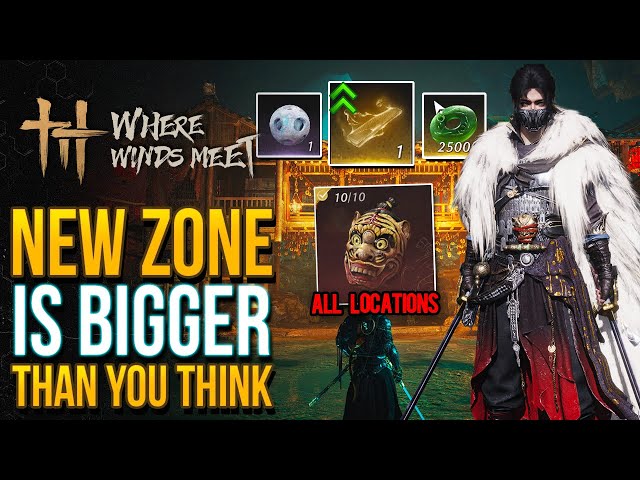 Where Winds Meet NEW MAP Guide - How TO Make The Most Out Of Nine Mortal Ways Base Rewards