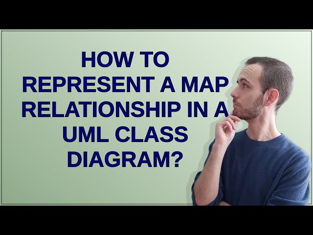 How to represent a MapEnum, Class relationship in a UML class diagram?