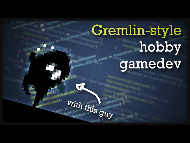 How to Make a Platformer by Bashing Things Together - Devlog 1