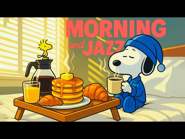 Jazz matutino con Snoopy 🌞 Jazz positivo para el buen humor