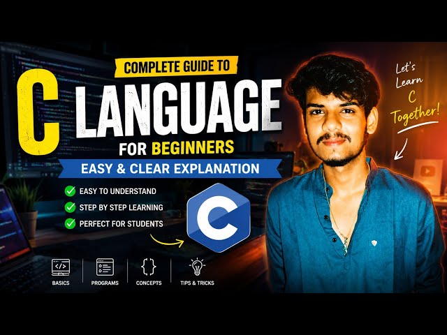 C Programming PART 1  | Complete C Language Tutorial for Beginners