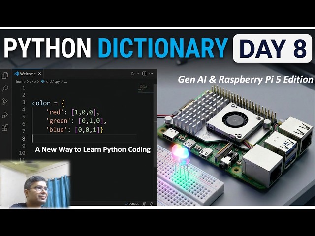 Learn Python Dictionary with GEN AI and Raspberry Pi 
