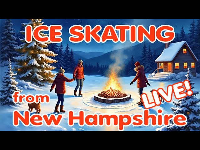 Live Outdoor Skating Rink - Patio Cam 2 from Portsmouth, New Hampshire - Strawbery Banke