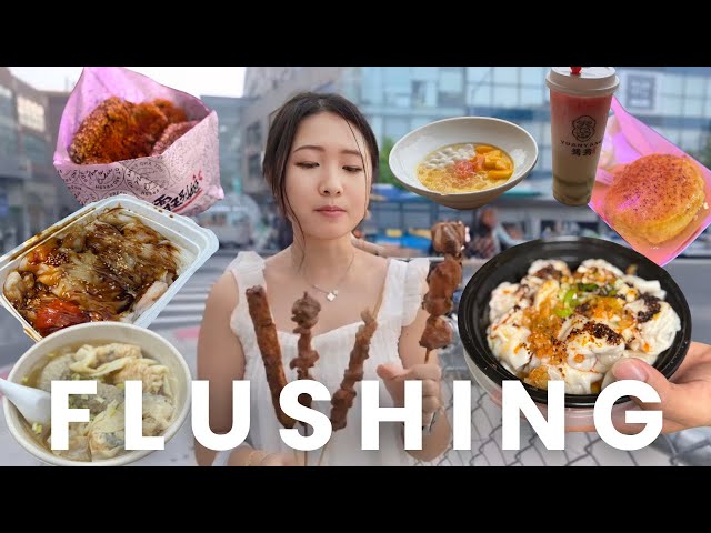 Trying Flushing's Most VIRAL Spots ($100 Budget)