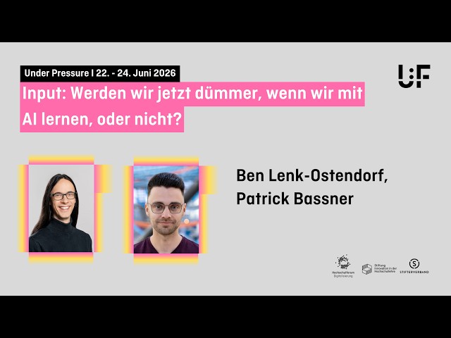 Are we getting dumber by learning with AI, or not?: A presentation at U:FF 2026.