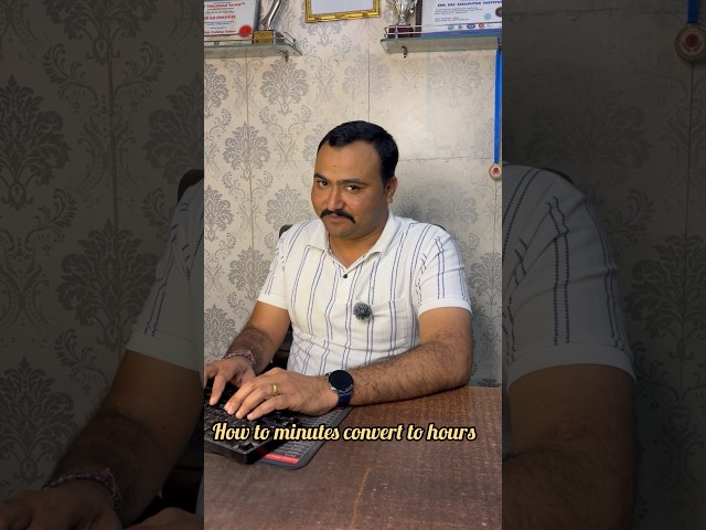 “Minutes into hours made easy ⏱️✨”#techreels#pctricks#exceltips