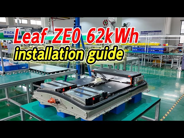 VIVNE-Nissan leaf ZE0 62kWh battery module installation guide