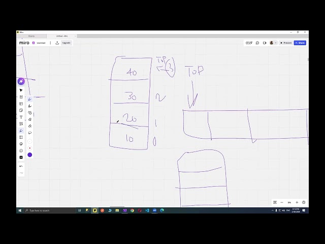 شرح stack using dynamic array
