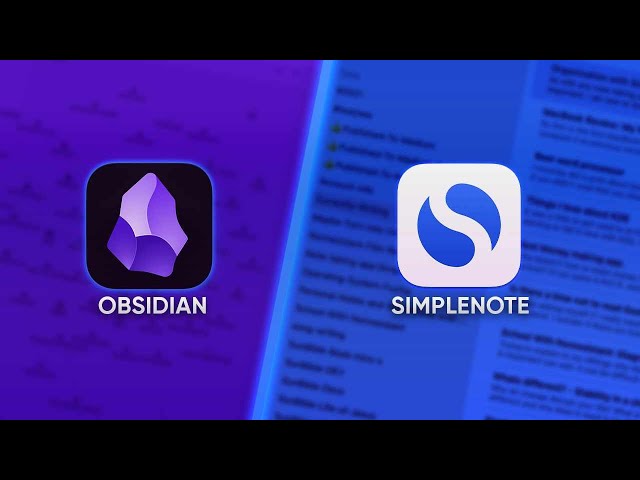 Obsidian Vs Simple Note | Which One to Use?