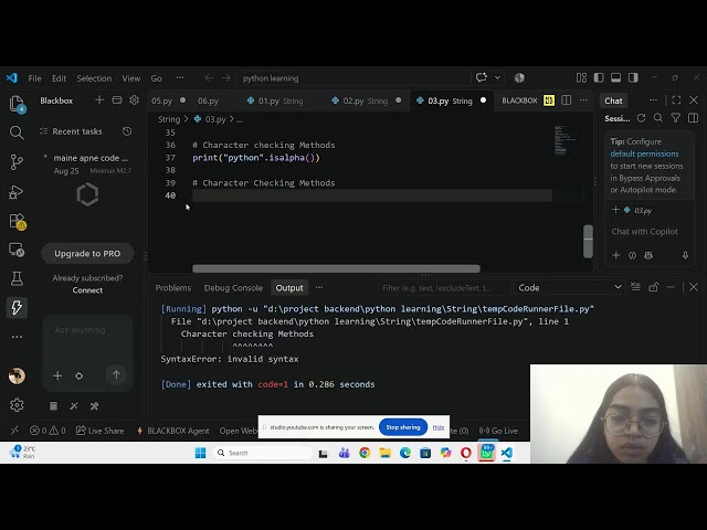 technical round preparation (live on 10:00-11:30 pm)| python | SQL | Backend