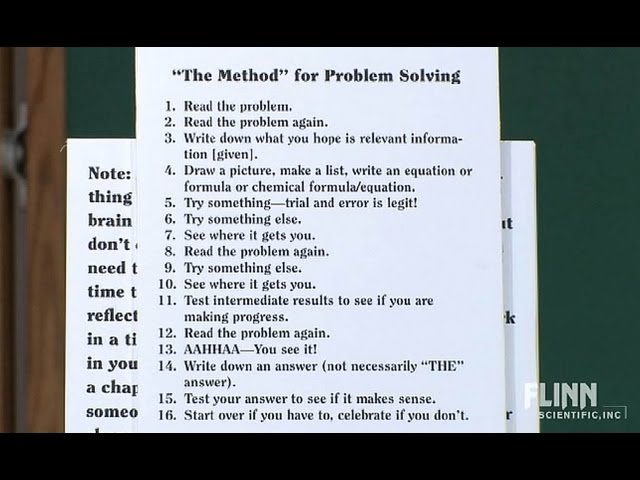 Teaching Problem-Solving Skills