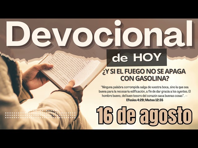 Today's Devotional | August 16, 2026 | Adan Vicente