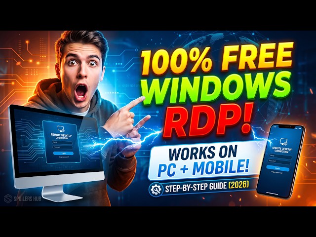 How to Create a FREE Windows RDP in 2026! (100% Working)