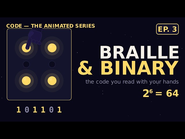 How Braille Works: Six Dots, 64 Patterns, and the Birth of the Shift Key | CODE Ep. 3