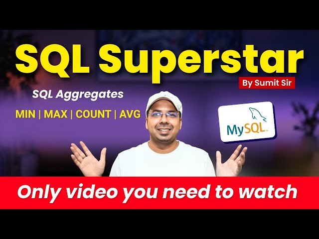 Master SQL Aggregates: MIN, MAX, COUNT, AVG With Examples