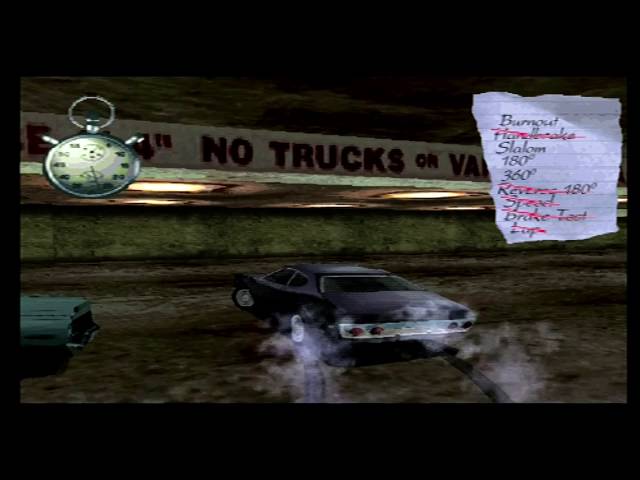 Driver (First Mission Training Tutorial) Sony Playstation PS1