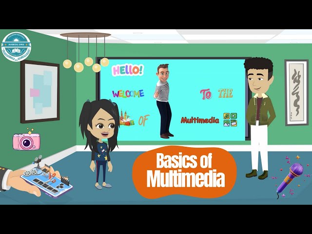 Basics of Multimedia | The Captain AHS-show | Best Learning Videos for Kids