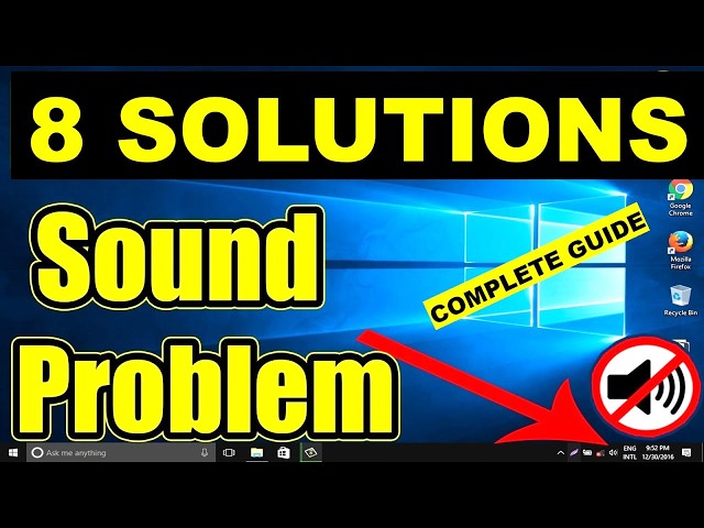 HOW TO FIX COMPUTER AUDIO OR SOUND NOT WORKING?