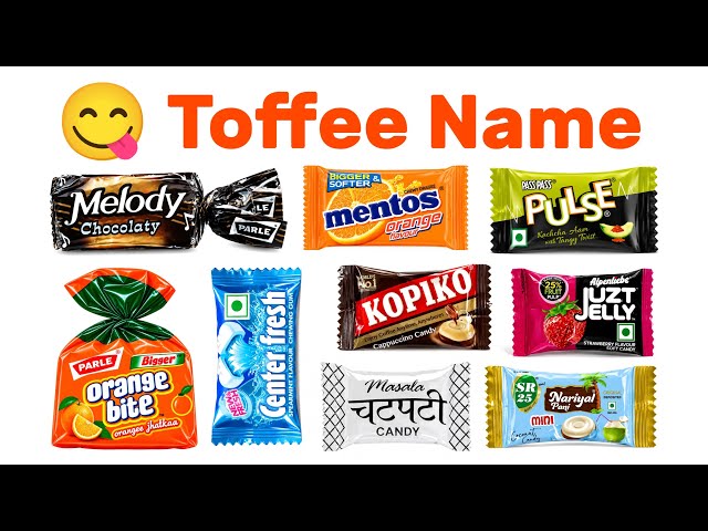 Learn Chocolate Names with Pictures | Chocolate Vocabulary | Mantu Study Class
