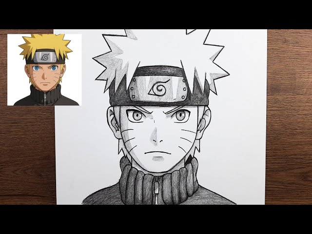 How to draw Naruto - Step by step anime drawing for beginners