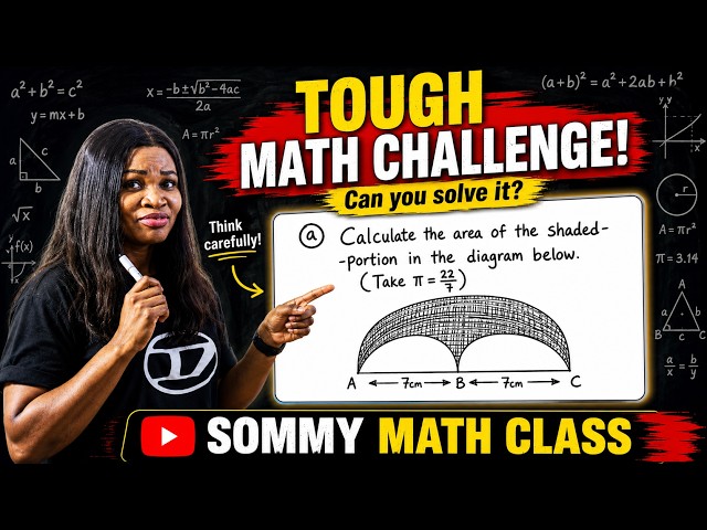 Find the Area of the Shaded Region | Tricky Geometry Problem Explained Step by Step
