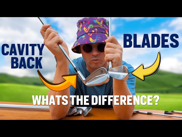 difference between cavity back and blade irons in golf