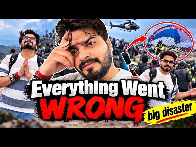 Paragliding Experience Went Wrong 😭💔 | Big Flop 🪂❌ Pt 2