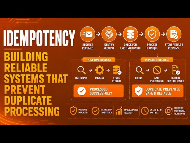 Idempotency | Building Reliable Systems That Prevent Duplicate Processing | Uplatz