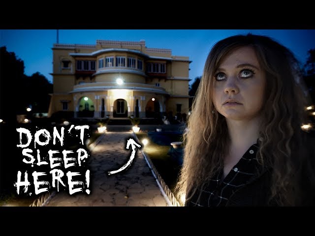I Spent the NIGHT in a HAUNTED PALACE | Spirit Box Session!