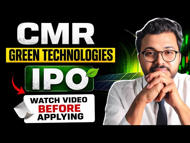 CMR Green Technologies IPO Review | Apply or Avoid? Big Opportunity or Trap? | CMR IPO LATEST GMP