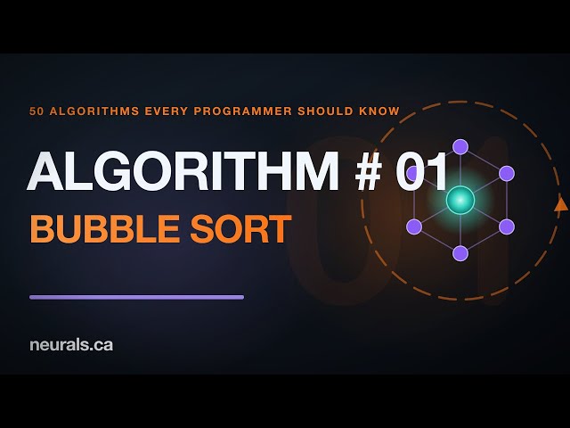 Bubble Sort Explained: How It Works, the Code, and When to Use It