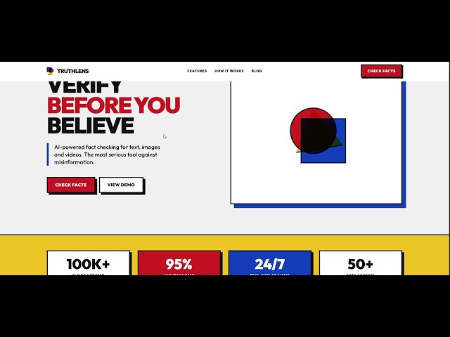 trustlensAi Demo Video