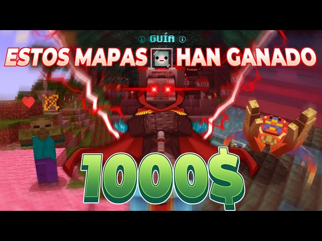 DEBES jugar ESTOS mapas de Minecraft que han sido premiados con 1000$