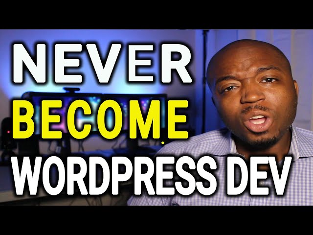 Never Become a Wordpress Developer