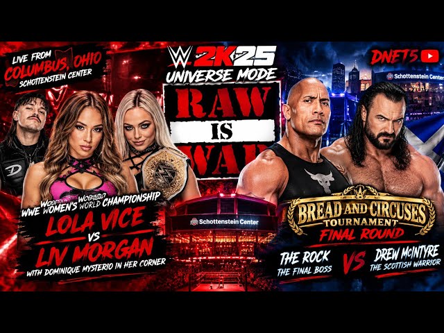 WWE RAW - WWE 2K25 UNIVERSE MODE 